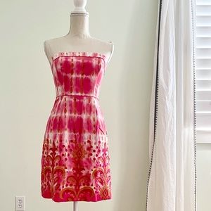 Beth Bowley Embellished Strapless Tie Dye Dress 2